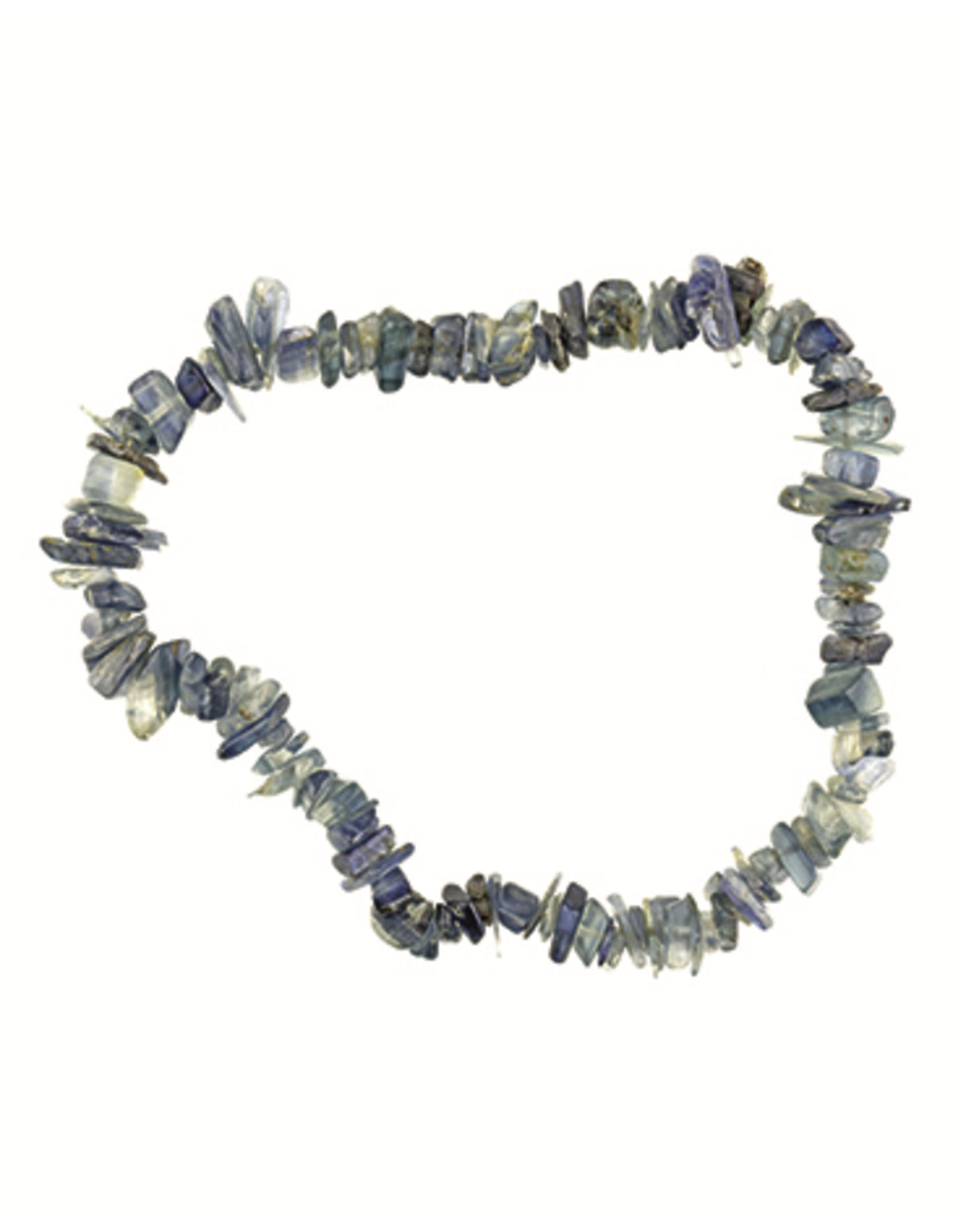 Kyanit armband med splitstenar, 5 till 10 mm