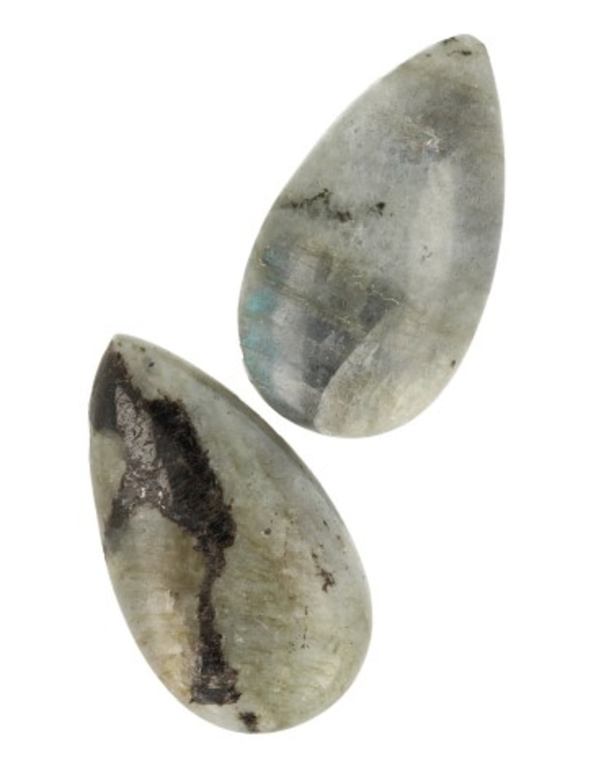 Labradorit hänge, droppform, 4 cm