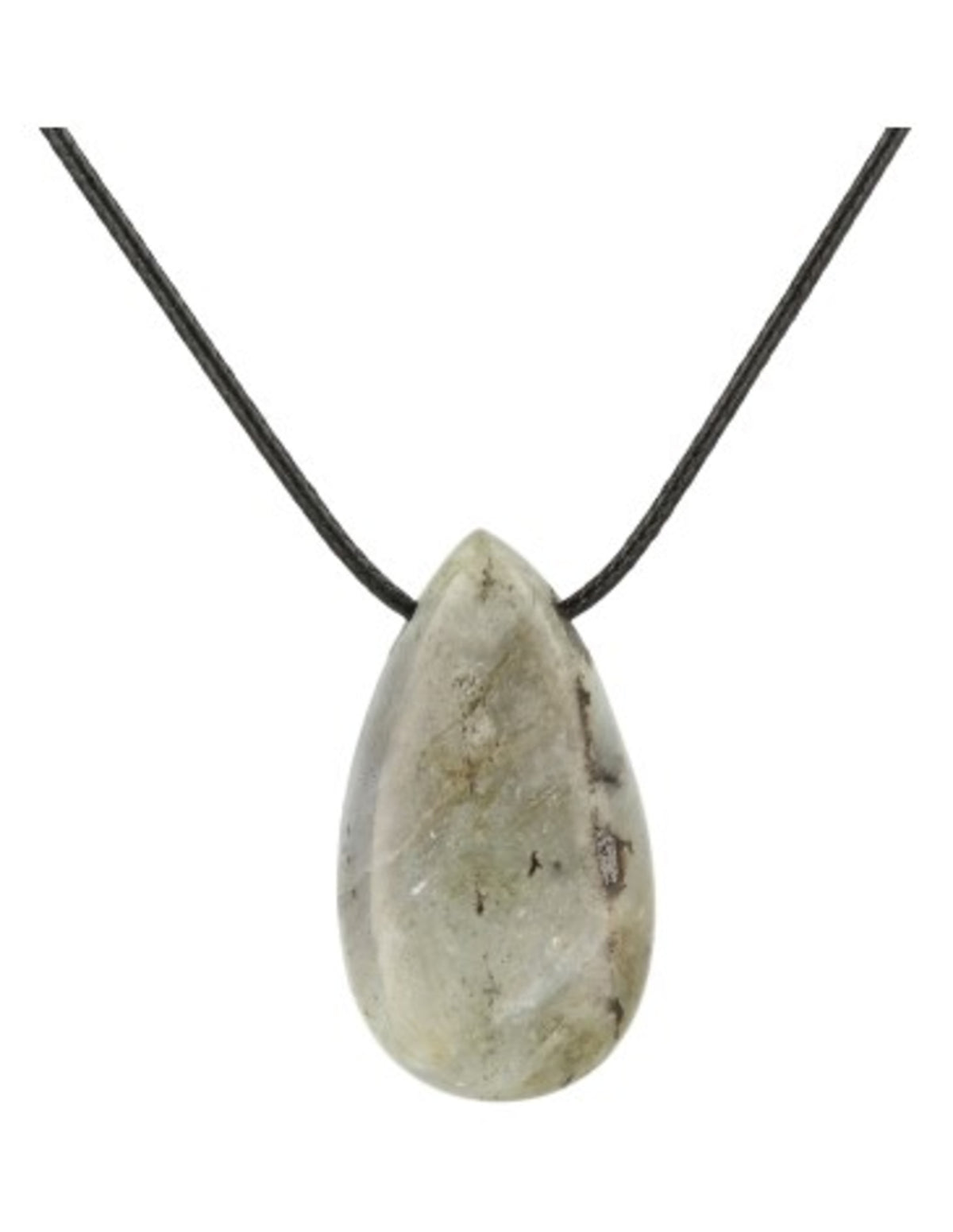 Labradorit hänge, droppform, 4 cm