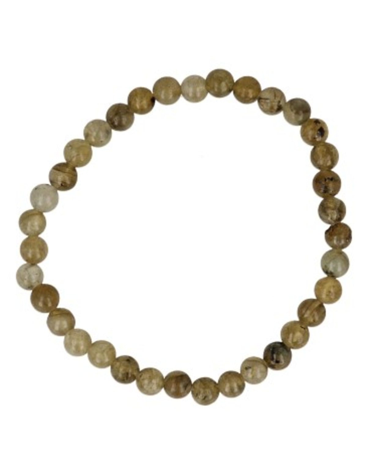 Labradorit armband för barn, 4 mm pärlor, 14 cm