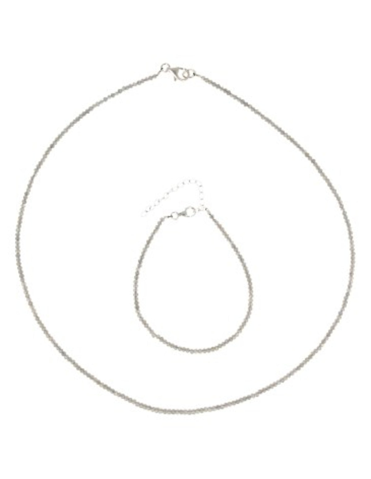 Labradorit halsband, 2 mm fasettslipade pärlor, 44 cm