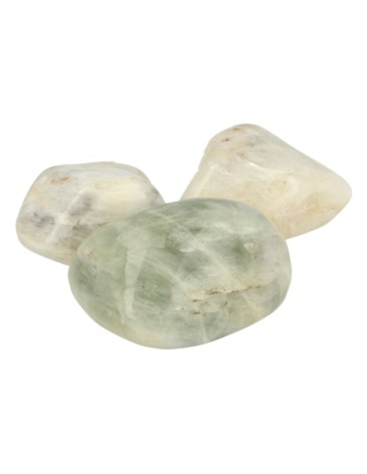 Labradorit trumlade stenar, vit, A-kvalitet, 250 g