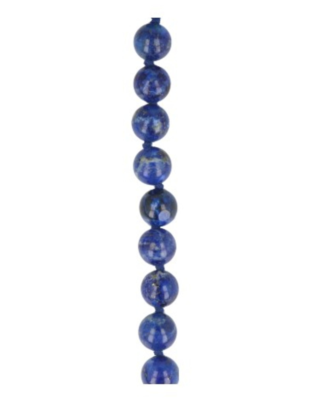 Lapis lazuli halsband, 8 mm pärlor, 73 cm, 67 g