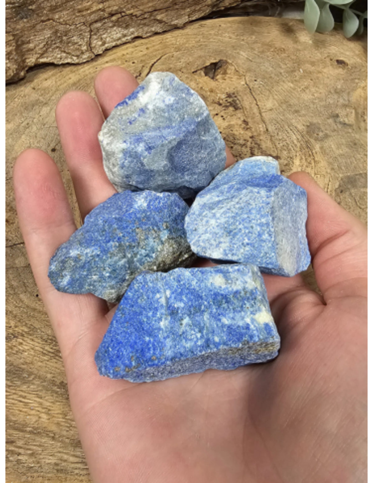 Lapis lazuli råa stenar i A-kvalitet, 250 g