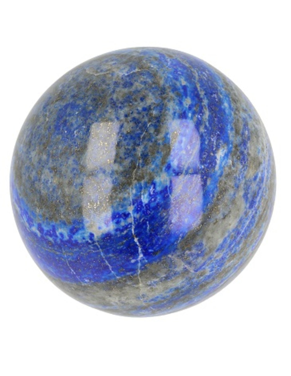 Lapis lazuli kula, handpolerad, ca 7,5 cm, 750 g