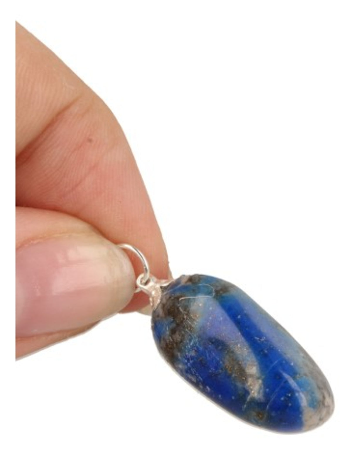 Lapis lazuli hänge, 1 till 2 cm
