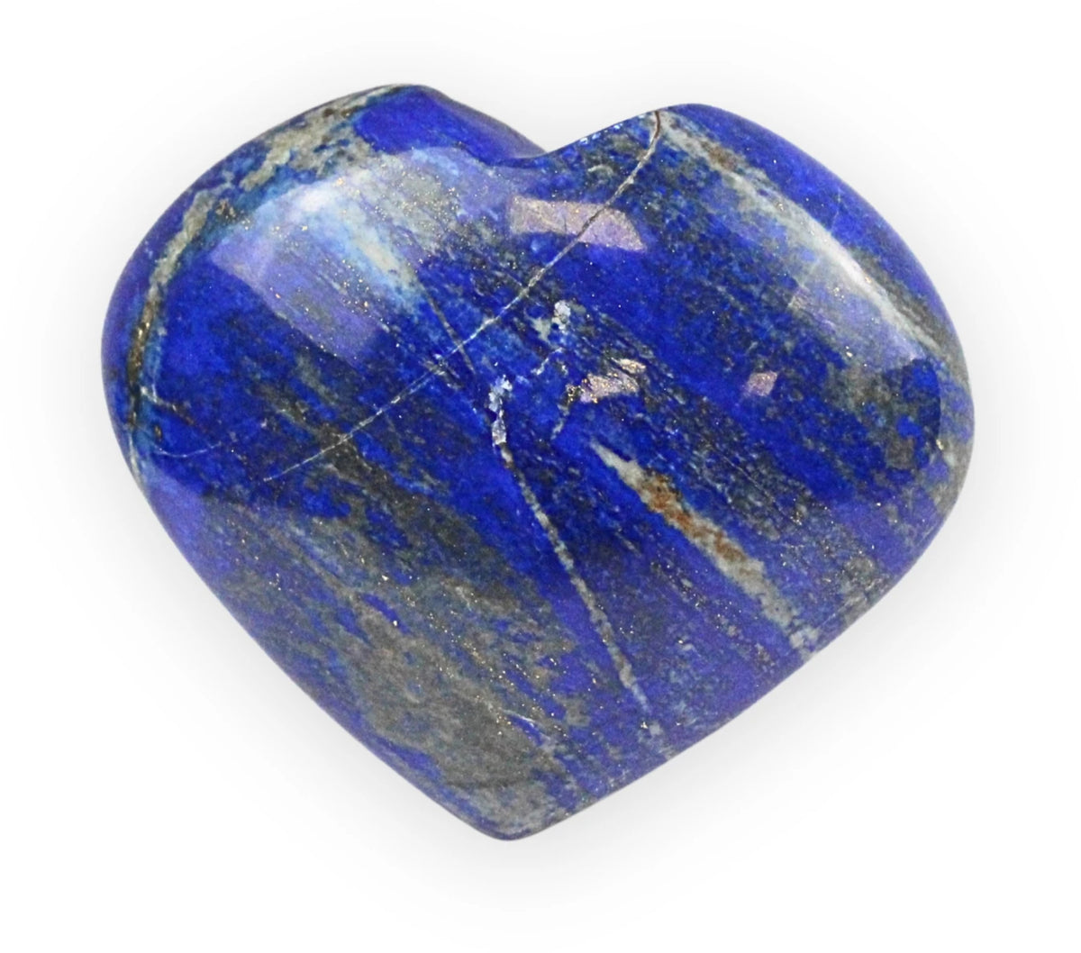 Lapis lazuli hjärta, polerat, 9,3 cm, nr 31