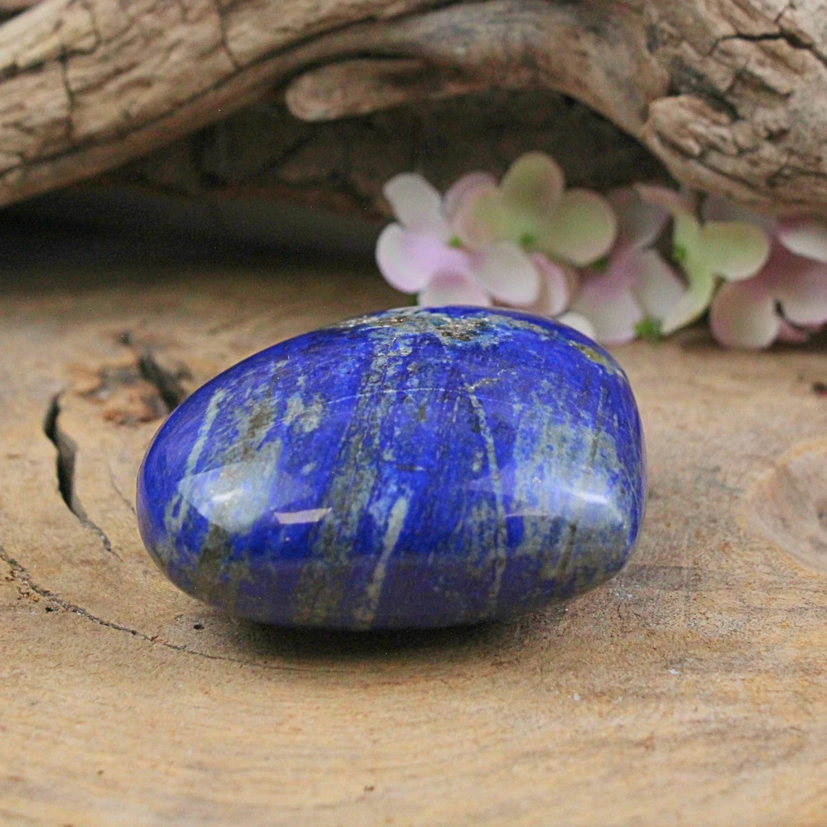 Lapis lazuli hjärta, polerat, 9,3 cm, nr 31