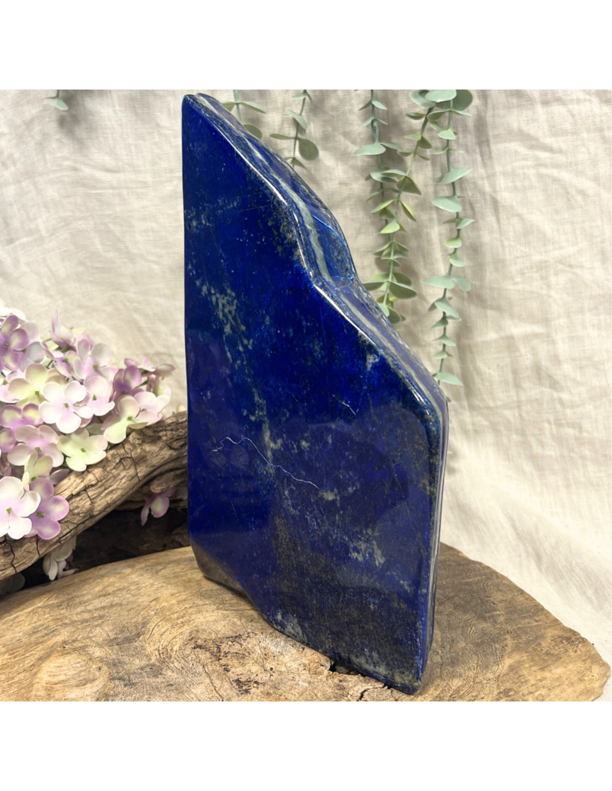 Lapis lazuli skulptur, polerad, 27 x 17 x 4 cm, 3,4 kg, nr 5