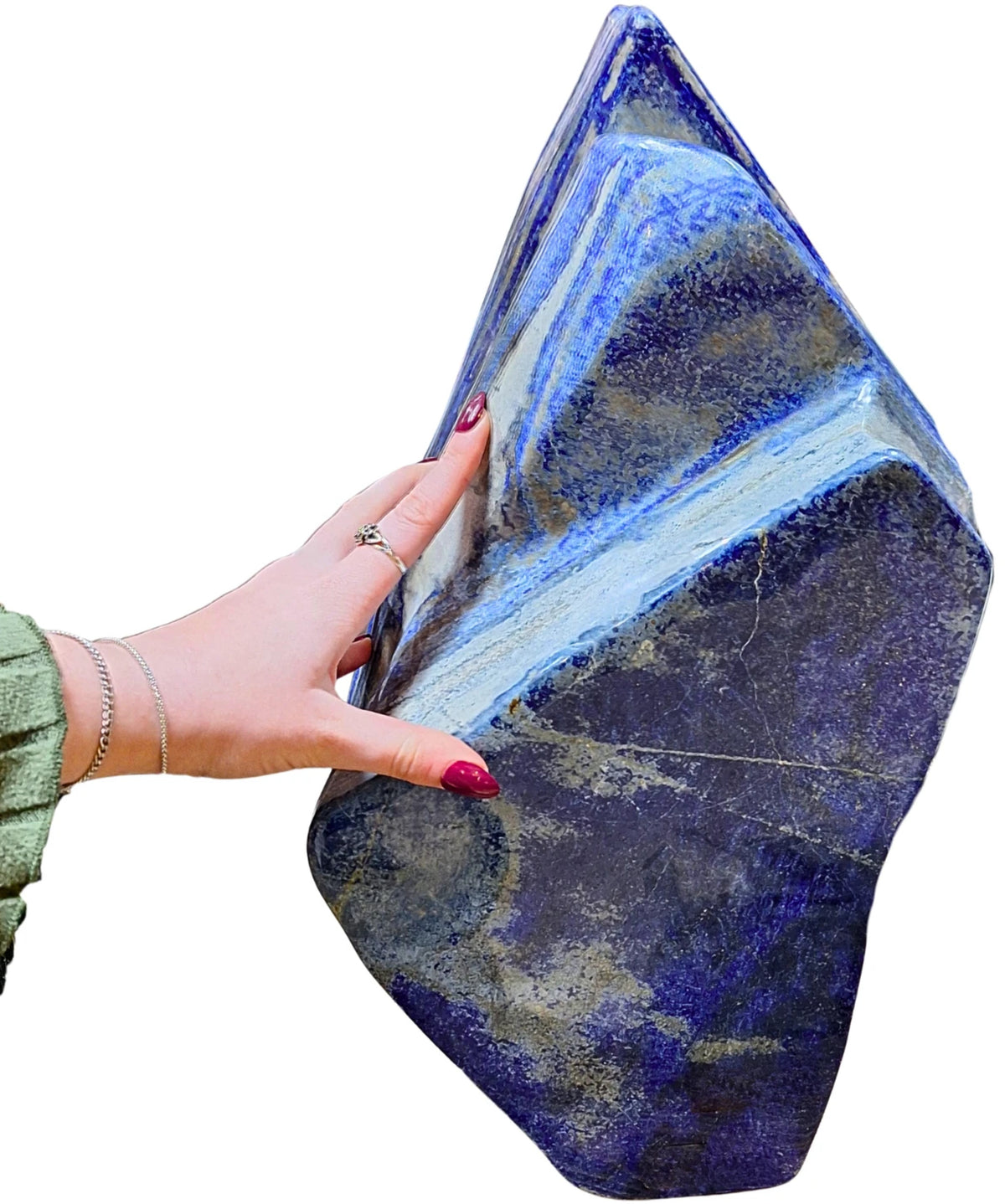 Lapis lazuli skulptur, 47 cm, nr 83