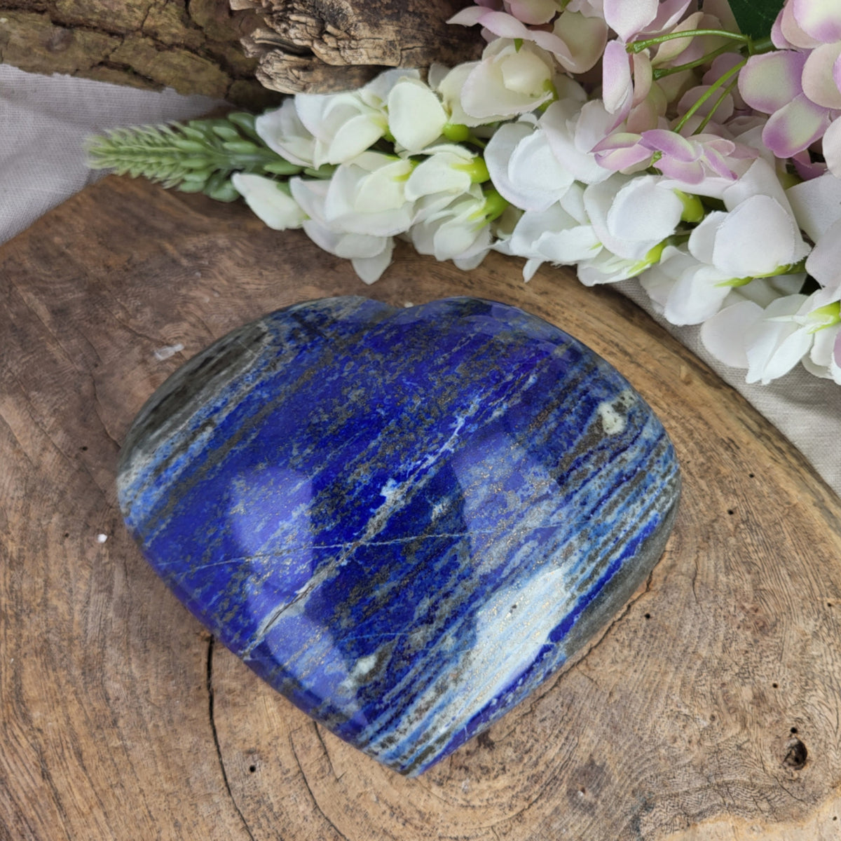 Lapis lazuli hjärta, 13,5 cm, nr 10