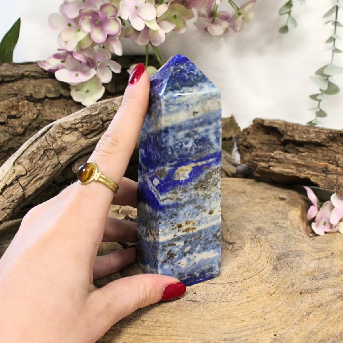 Lapis lazuli obelisk, 13,2 cm, 440 g, nr 6