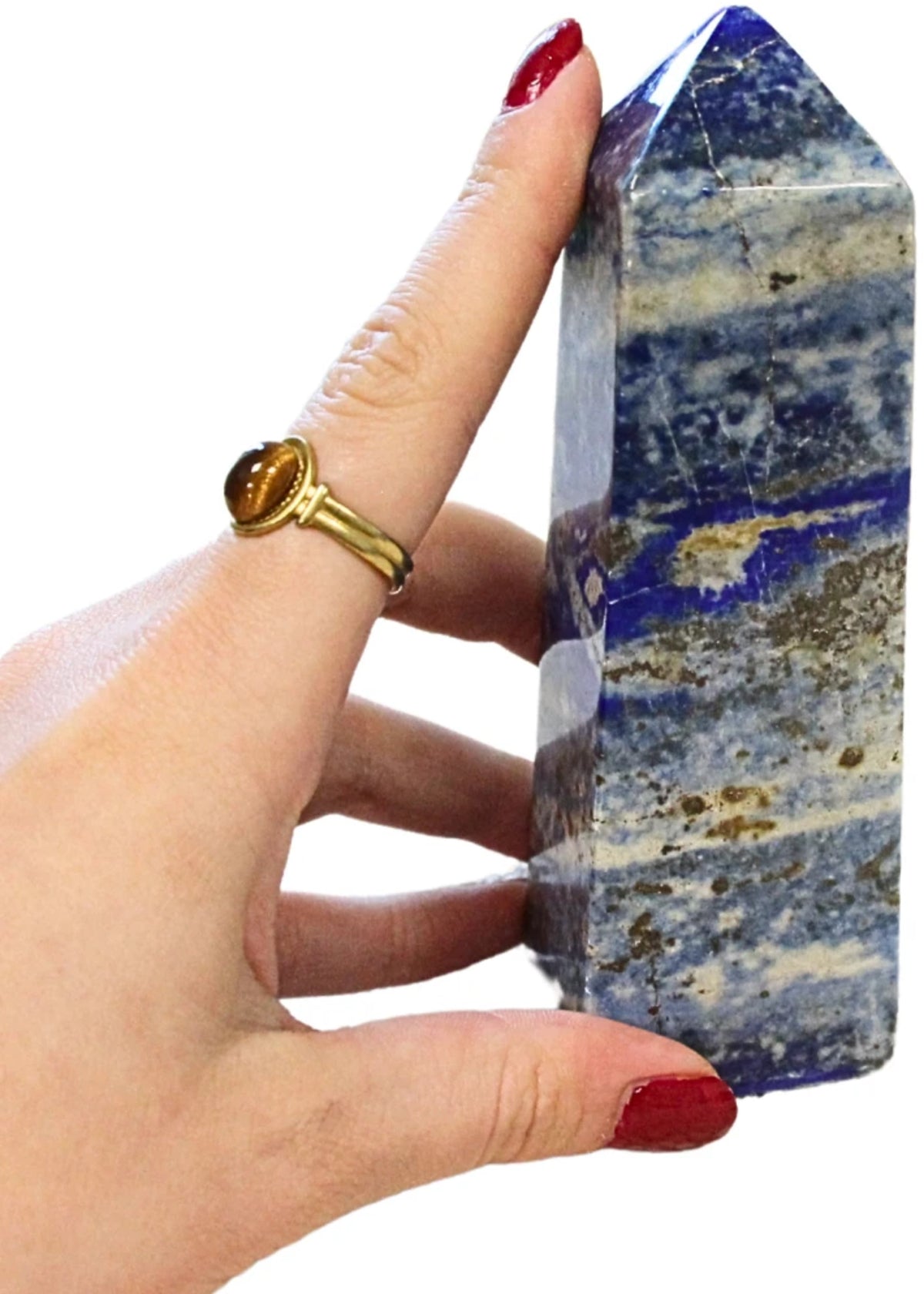 Lapis lazuli obelisk, 13,2 cm, 440 g, nr 6