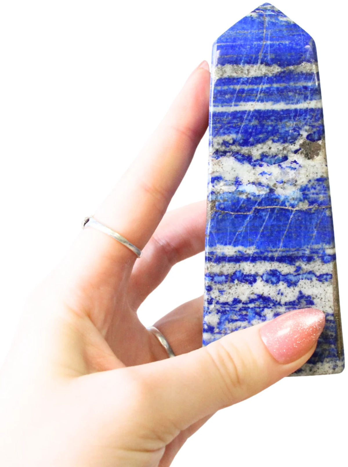 Lapis lazuli obelisk, 12,3 cm, nr 10