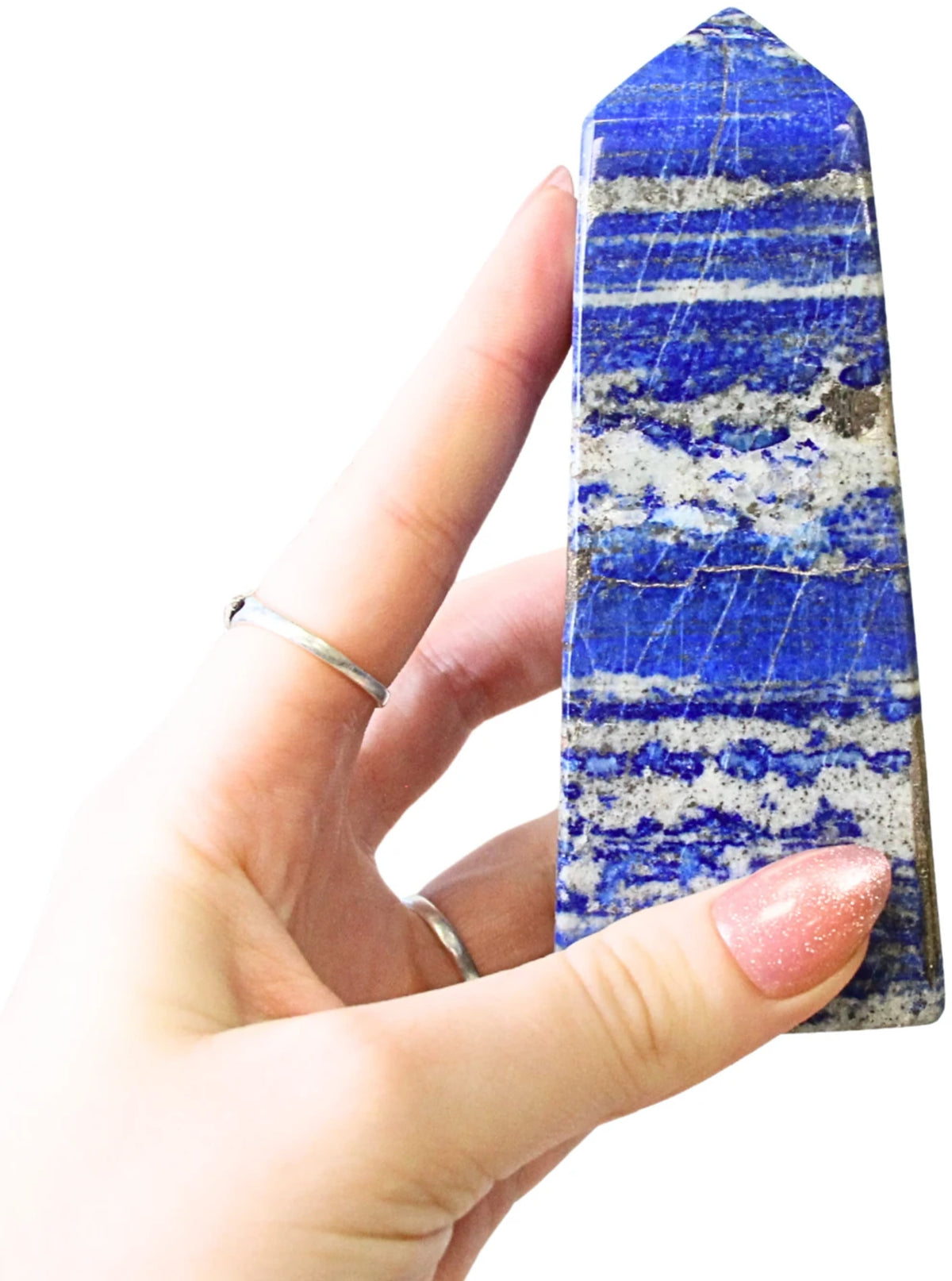 Lapis lazuli obelisk, 11,8 cm, nr 11