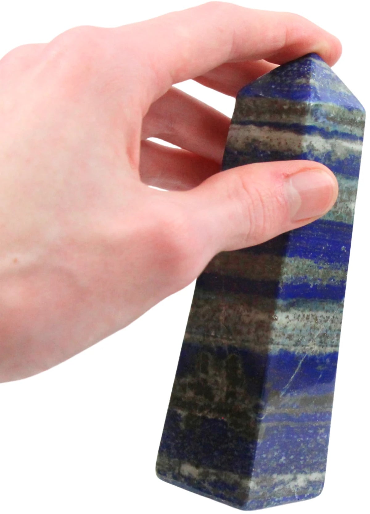 Lapis lazuli obelisk, 13,3 cm, nr 15