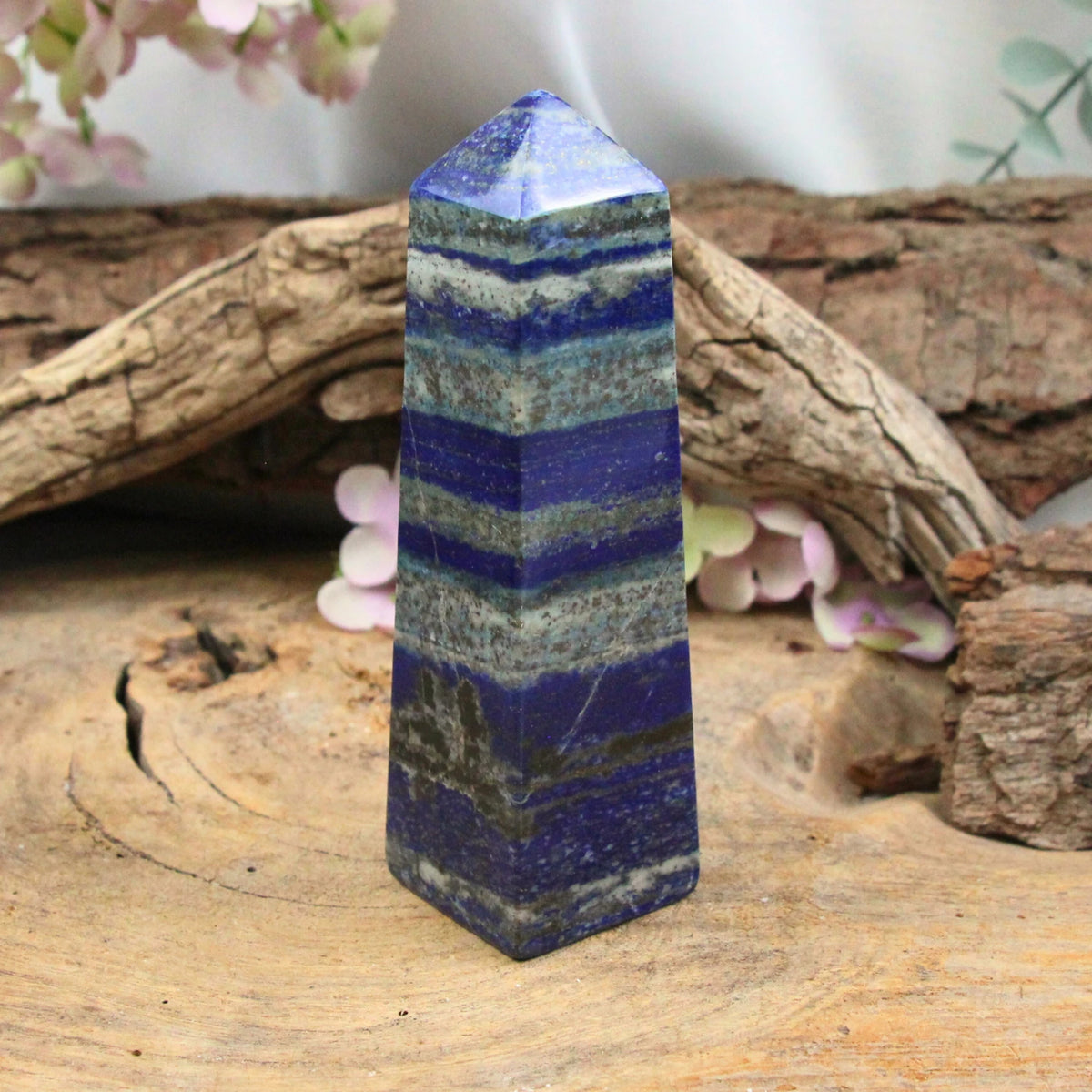 Lapis lazuli obelisk, 13,3 cm, nr 15