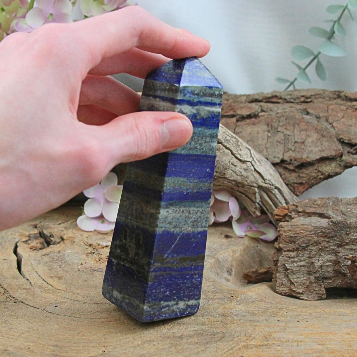 Lapis lazuli obelisk, 13,3 cm, nr 15