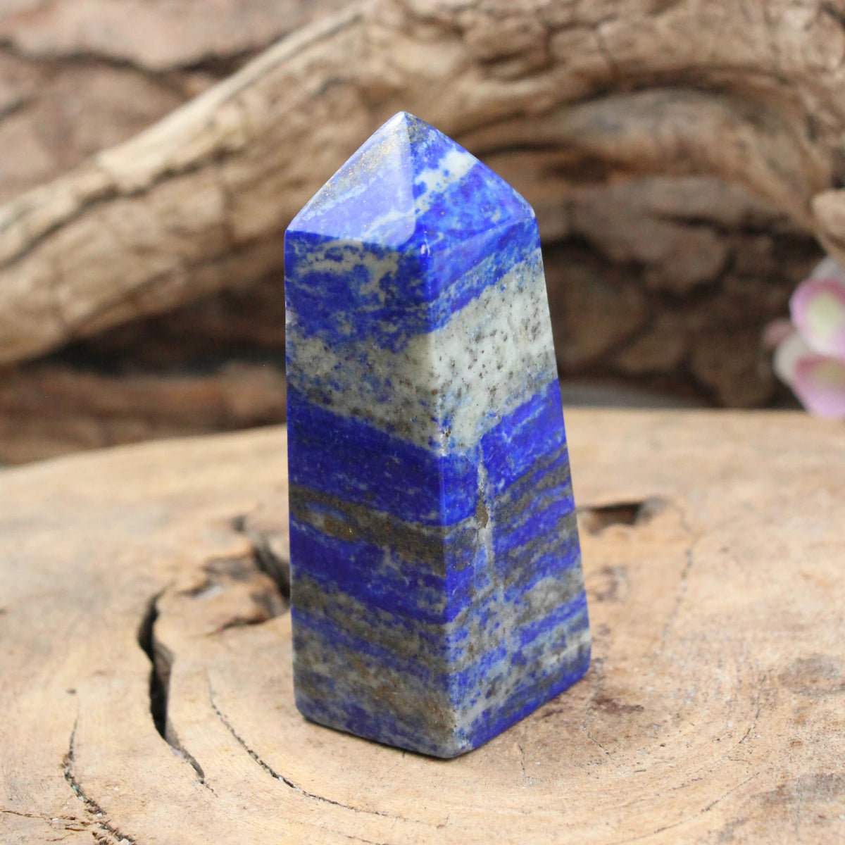 Lapis lazuli obelisk, 8,7 cm, 0,2 kg, nr 19