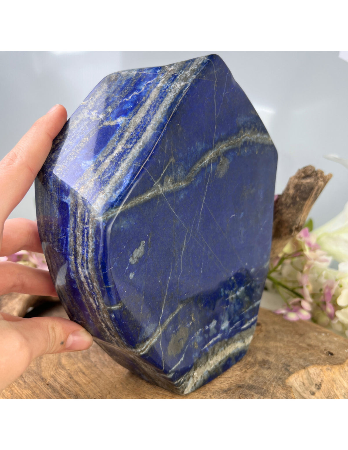 Lapis lazuli skulptur, 20 cm, 3,555 kg, nr 08