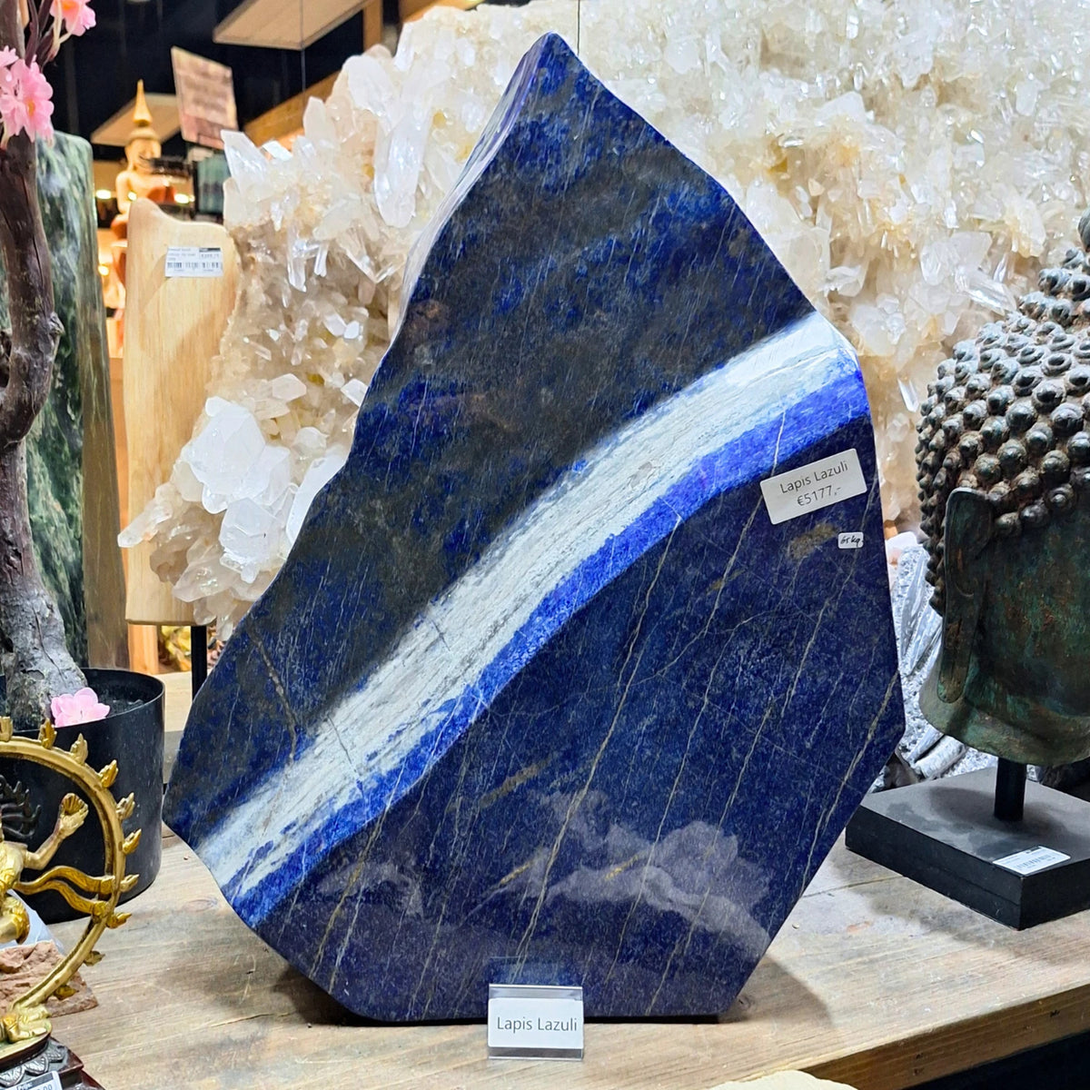 Lapis lazuli skulptur, 56 cm, 65 kg, nr 387