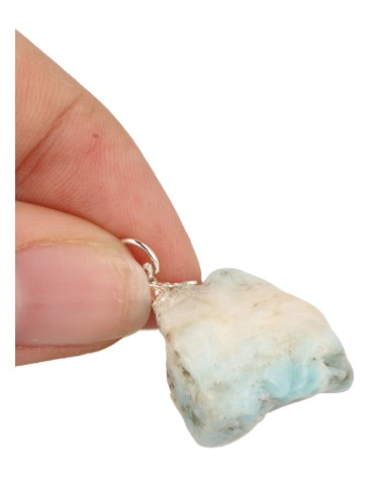 Larimar hänge, blågrönt