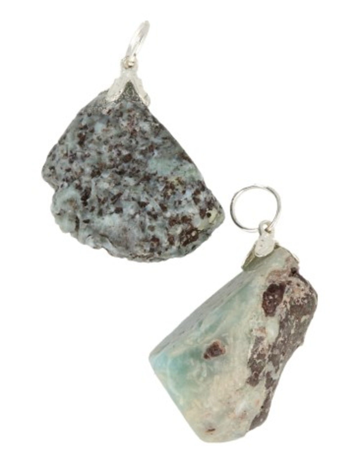 Larimar hänge, blågrönt