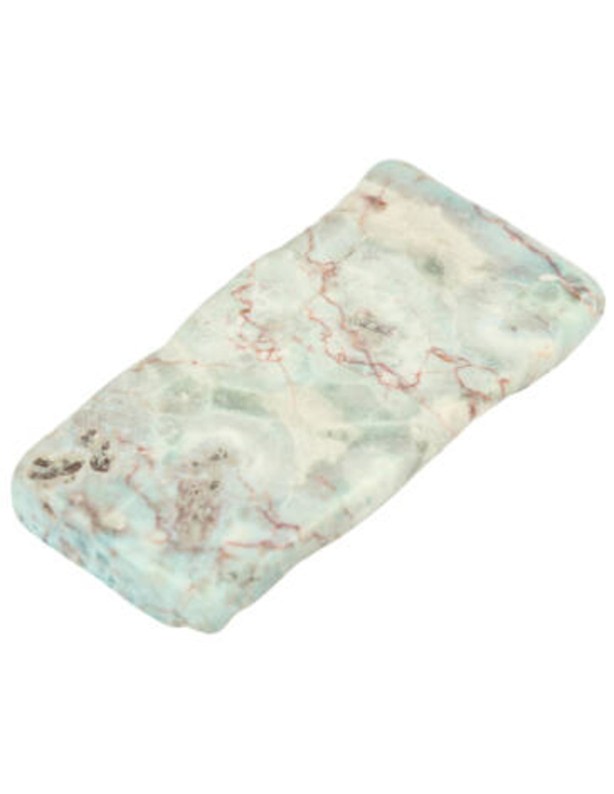 Larimar skiva, polerad, 10 x 5 x 1,2 cm, nr 1