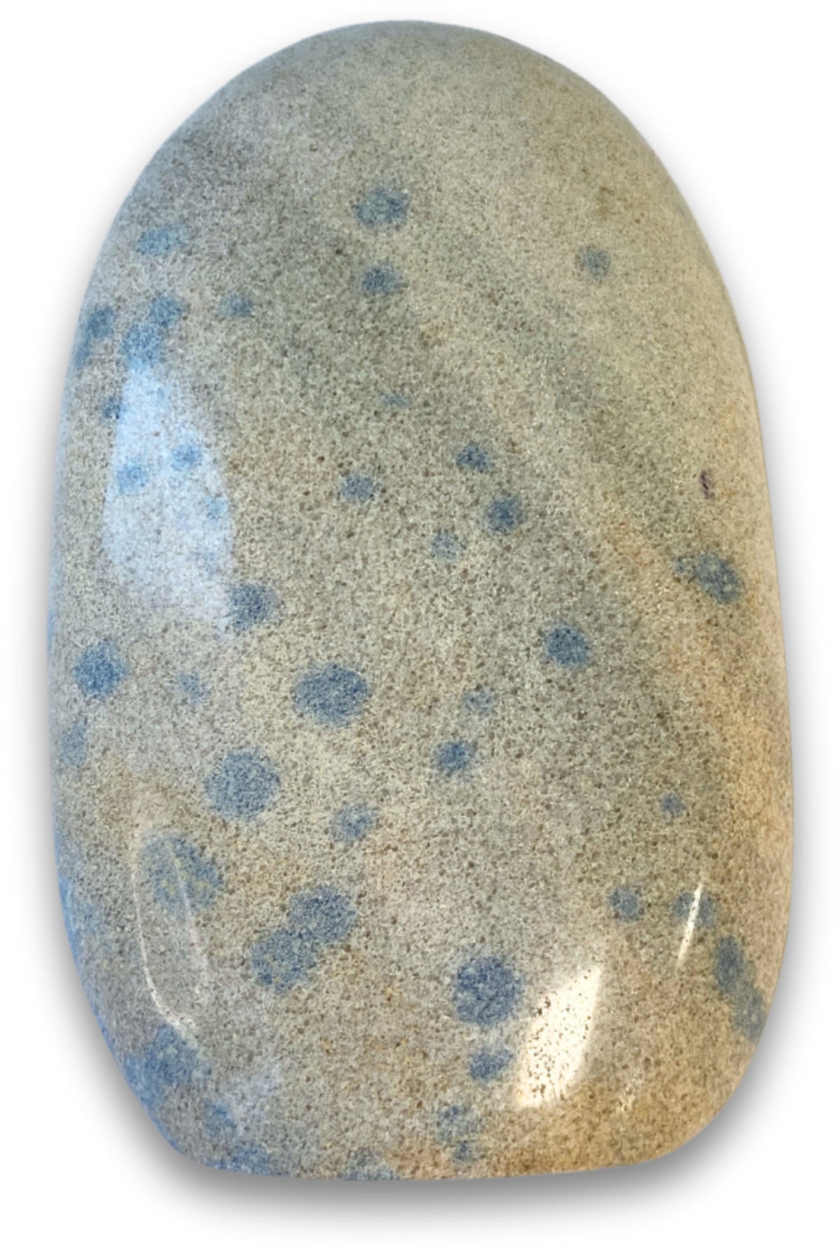 Lazulit i kvarts skulptur, 12,5 cm, nr 6