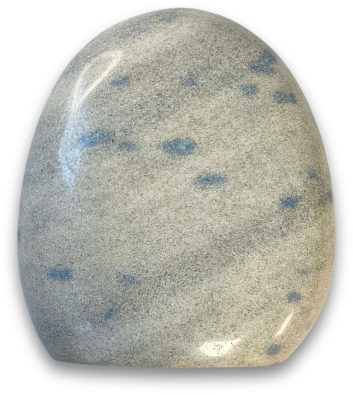 Lazulit i kvarts skulptur, 11,3 cm, nr 7