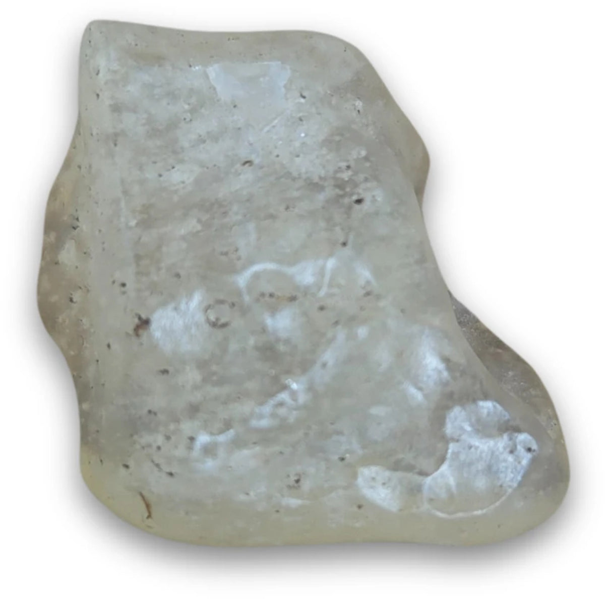 Libyskt glas, naturligt glas, ca 3,1 cm, nr 18