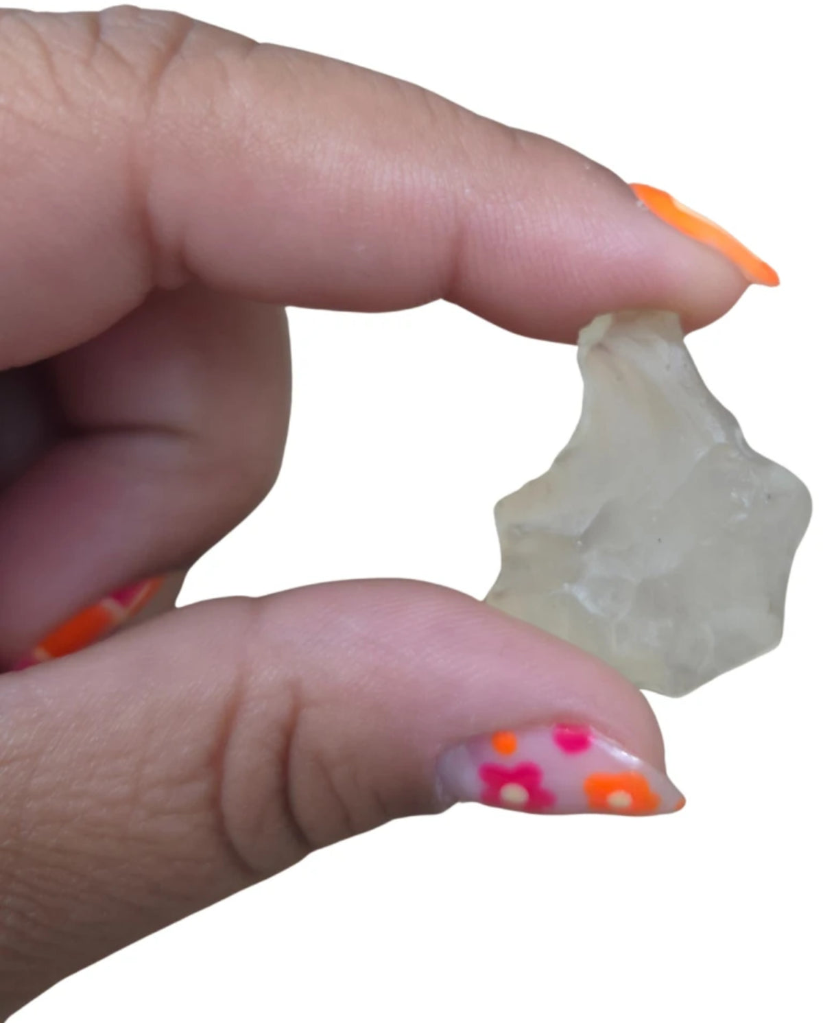 Libyskt glas, naturligt glas, ca 3 cm, nr 19
