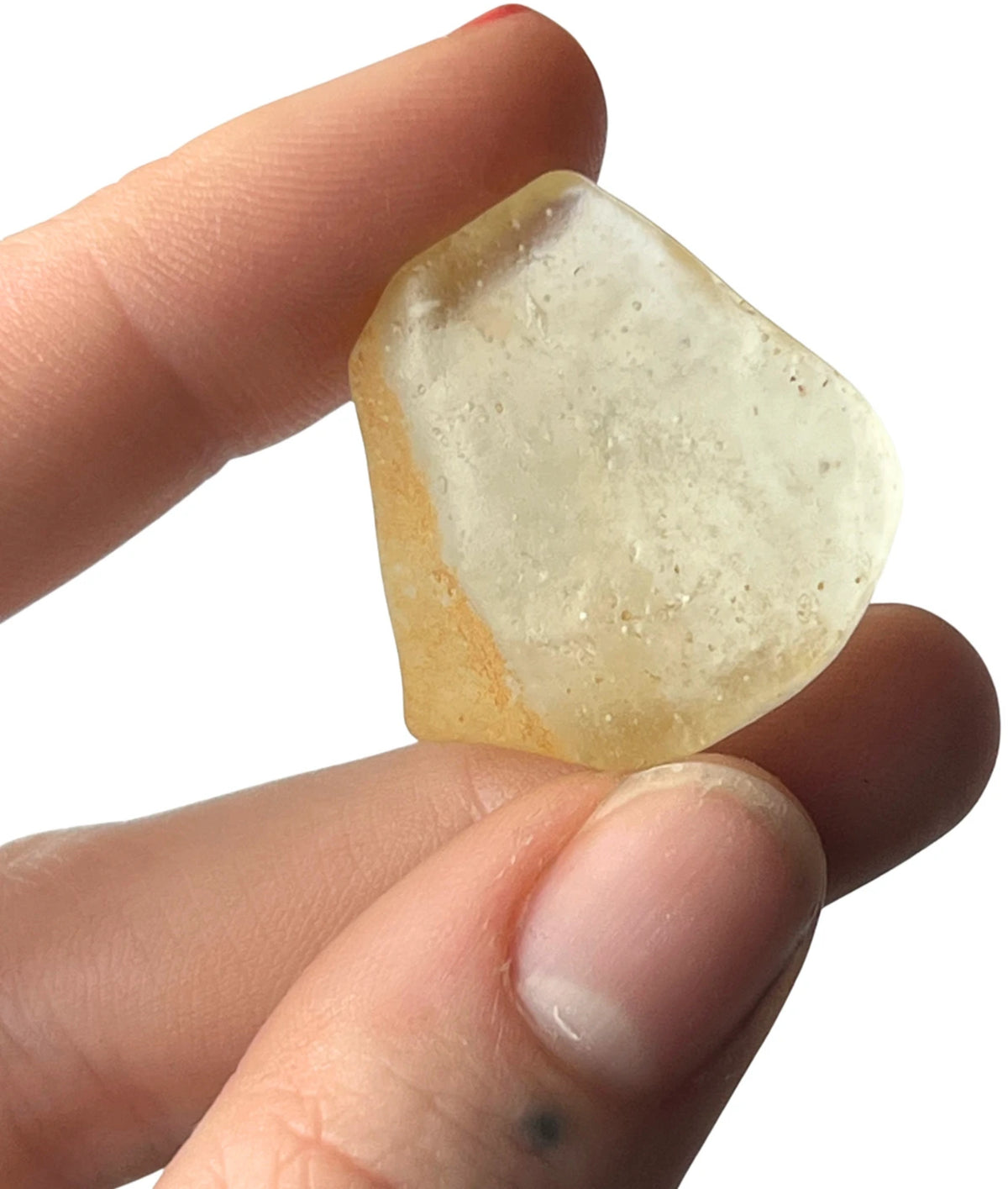 Libyskt glas rå bit, 2,7 cm, nr 20
