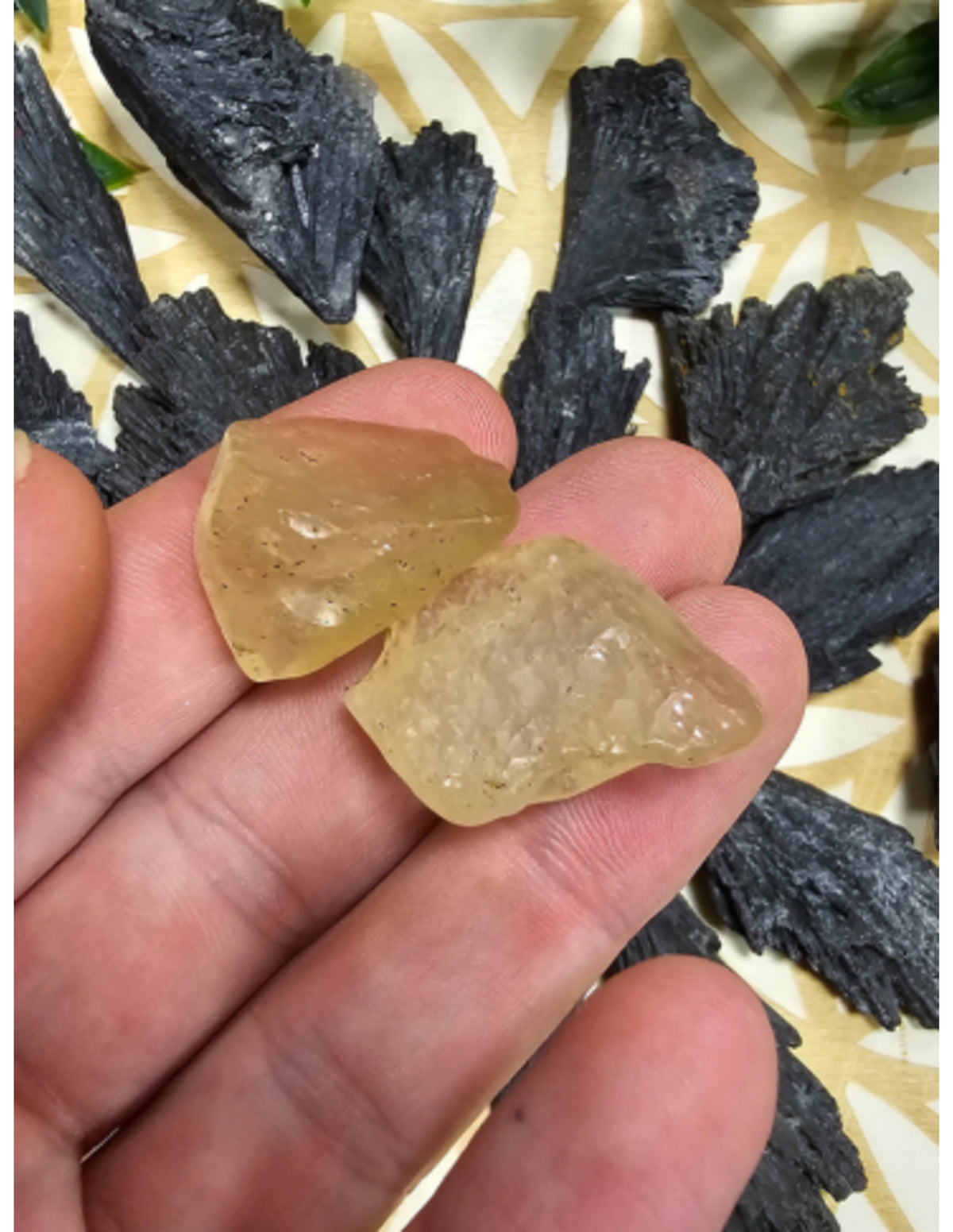 Libyskt glas råa bitar, 10 g
