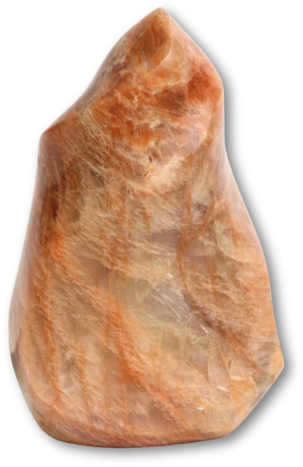 Månsten flamma, orange, 9 cm, nr 6
