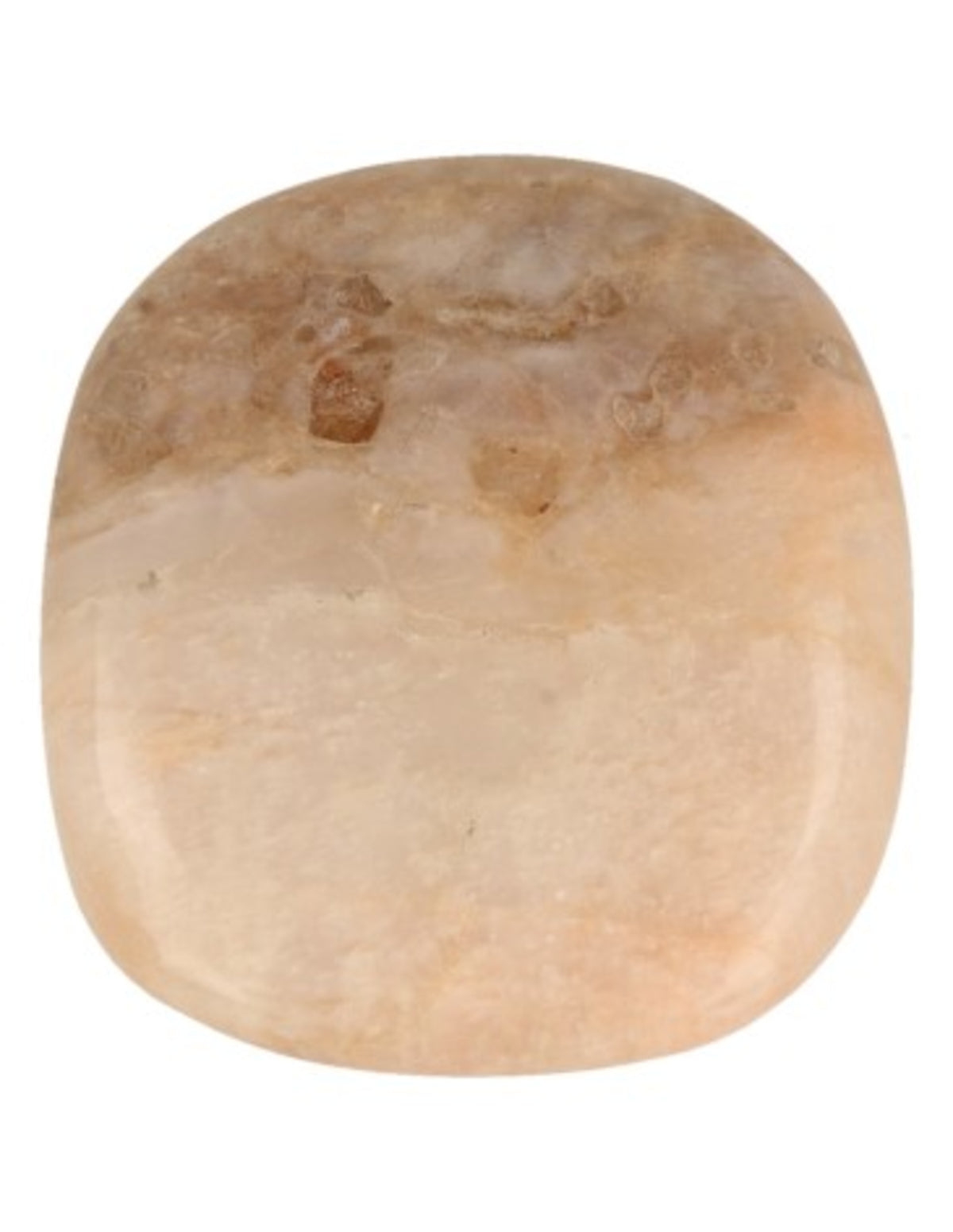 Månsten ficksten, orange, 3 till 5 cm