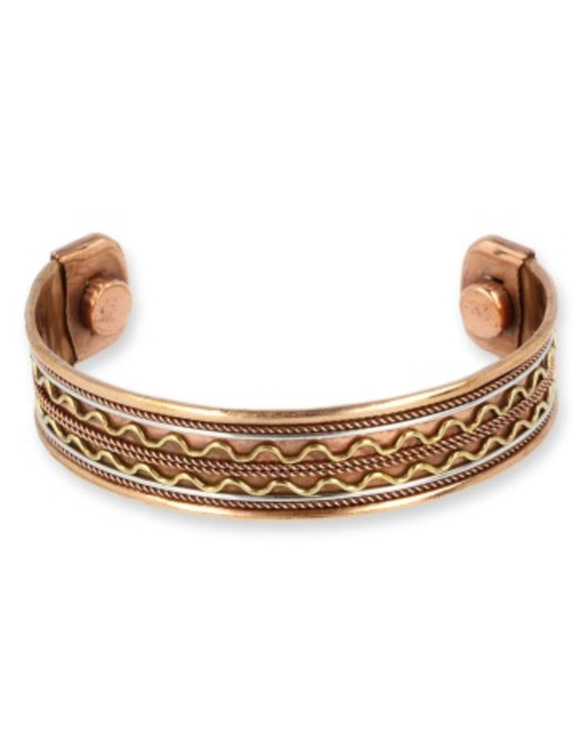 Koppar armband med magneter på båda sidor