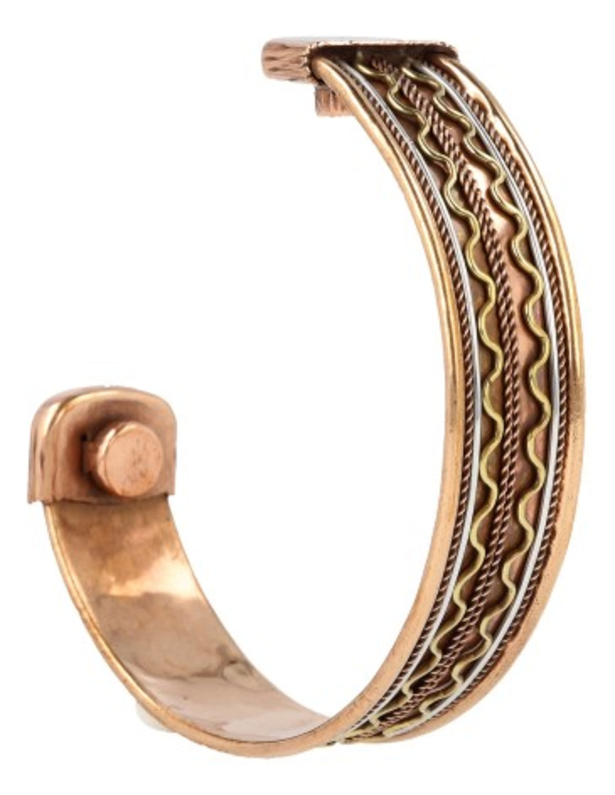 Koppar armband med magneter på båda sidor