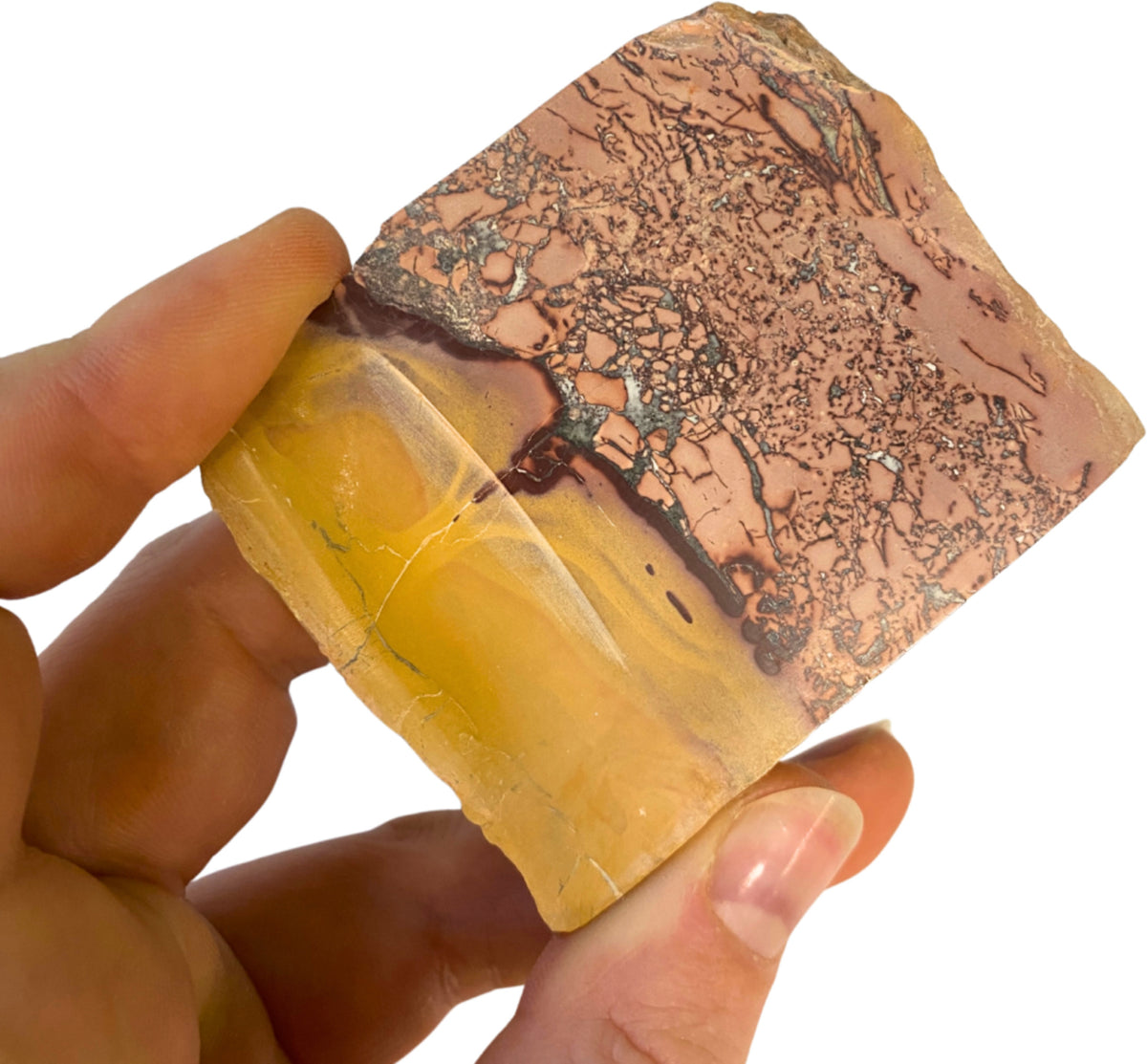 Mokait skiva från Australien, 6,9 cm, nr 08 (137 g)