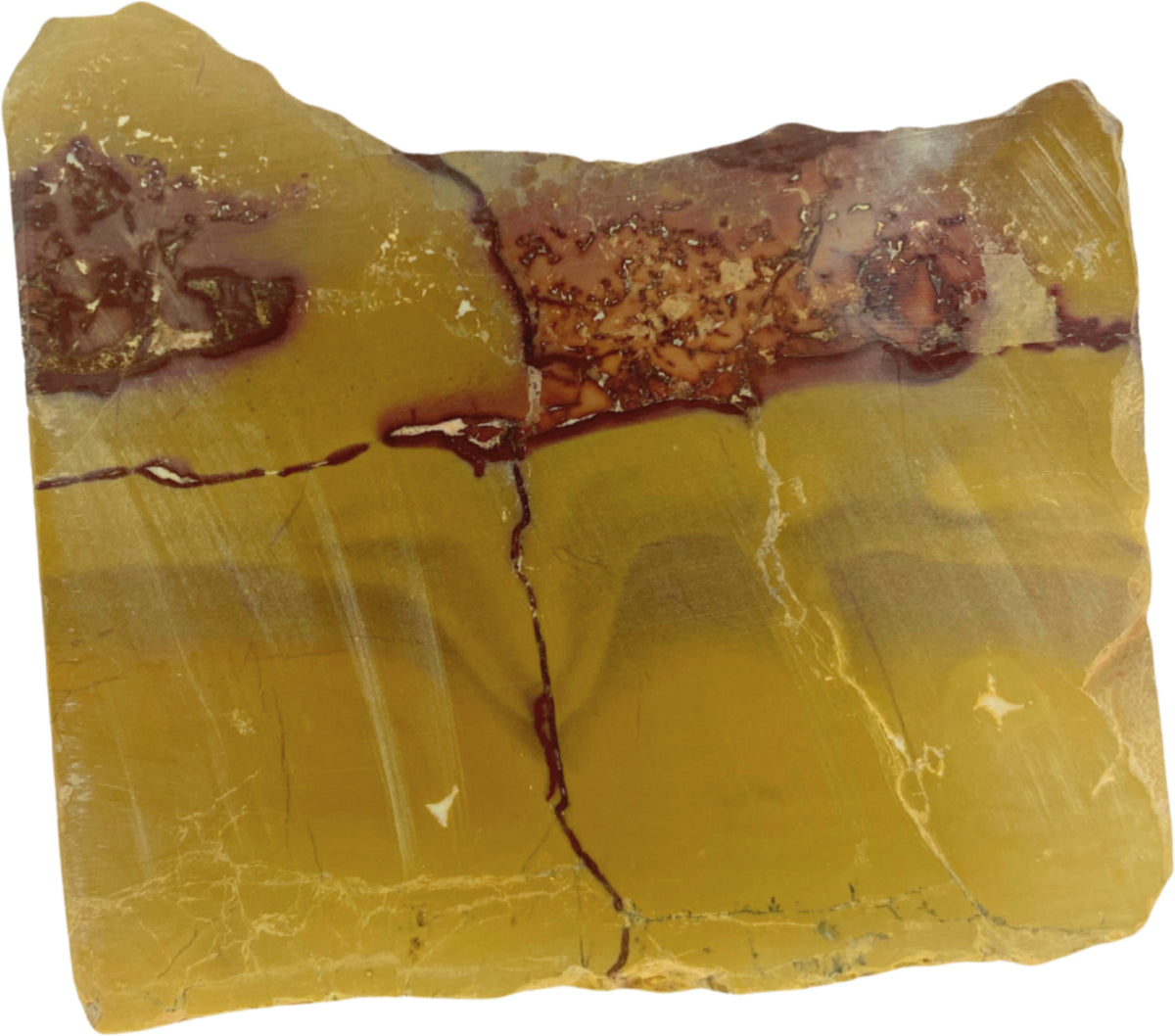 Mokait skiva, jaspis, nr 9 (126 g)