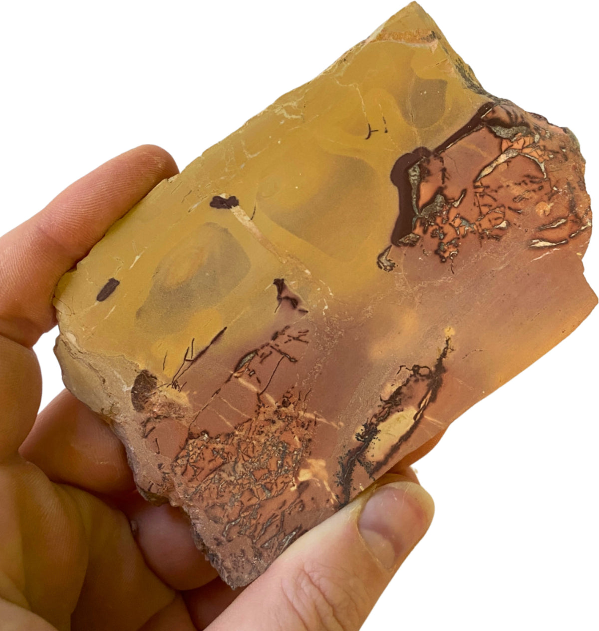 Mokait skiva från Australien, 10,6 cm, nr 15 (138 g)