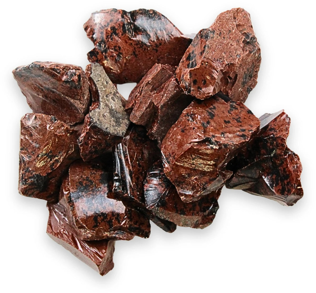Mahognyobsidian råa stenar, 250 g