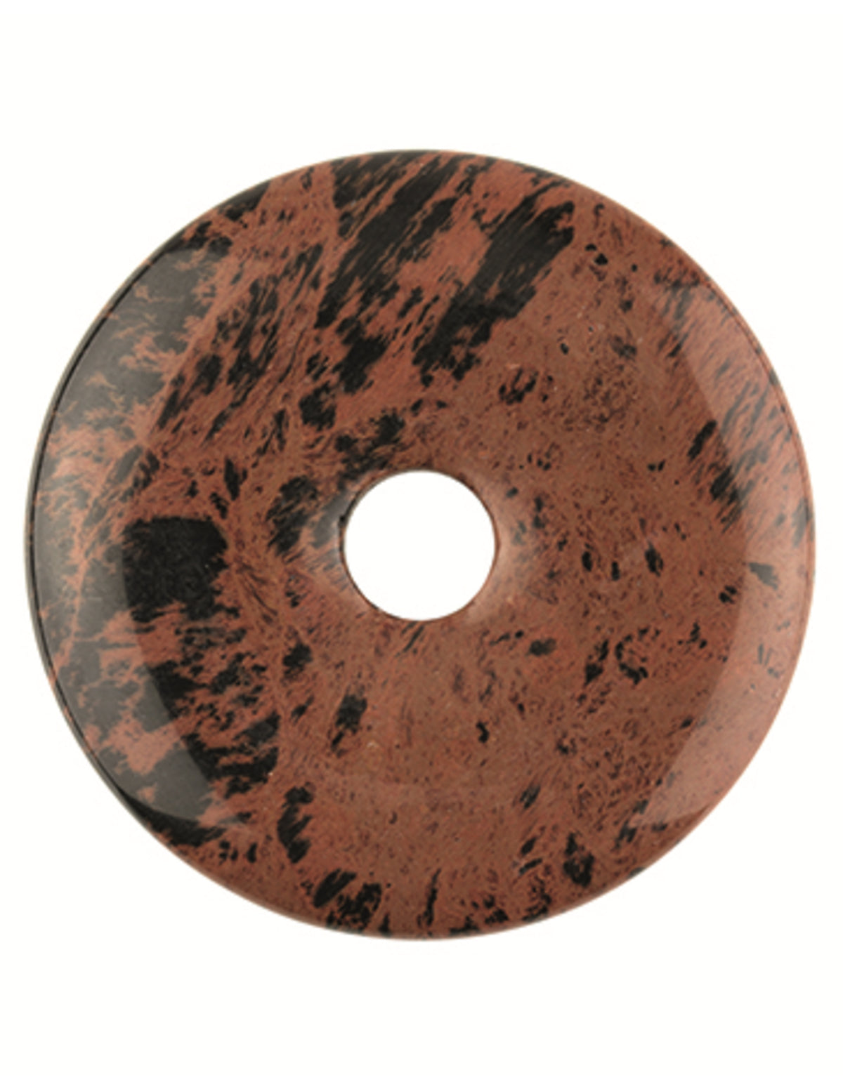 Obsidian donut, mahogny, 30 mm