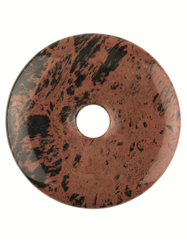 Obsidian donut, mahogny, 30 mm