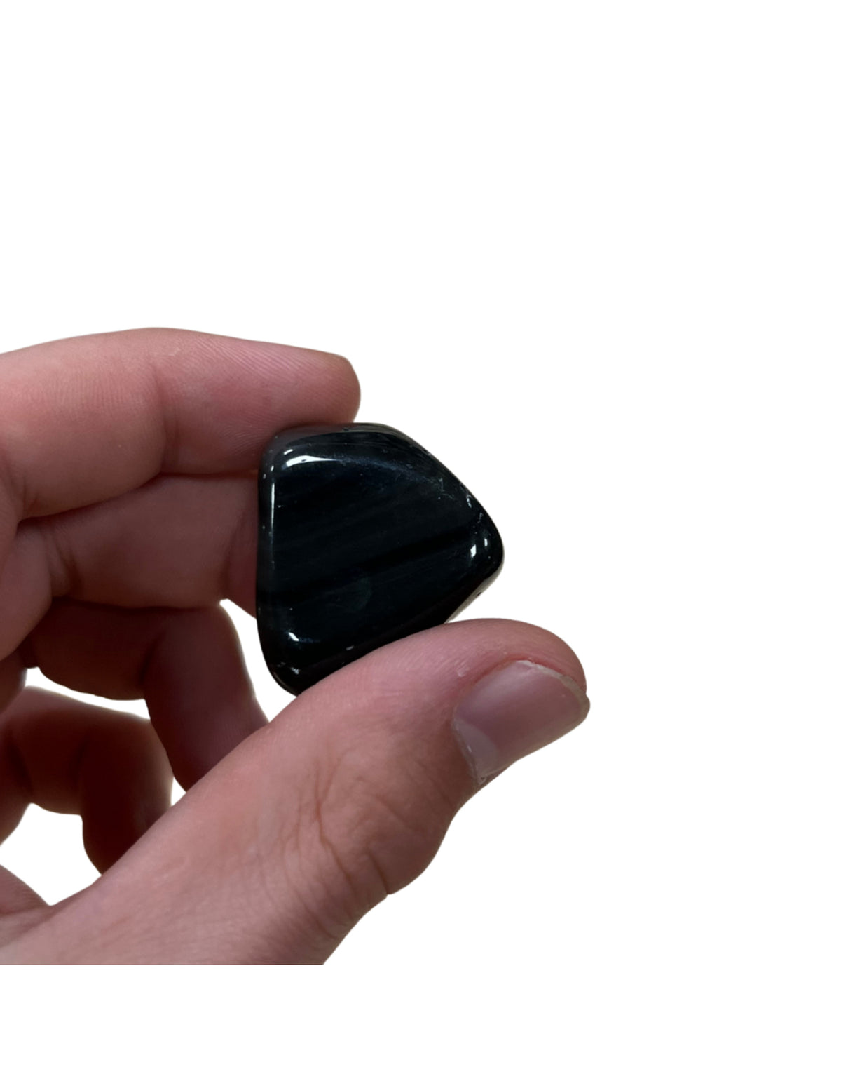Obsidian trumlade stenar, regnbåge, 100 g