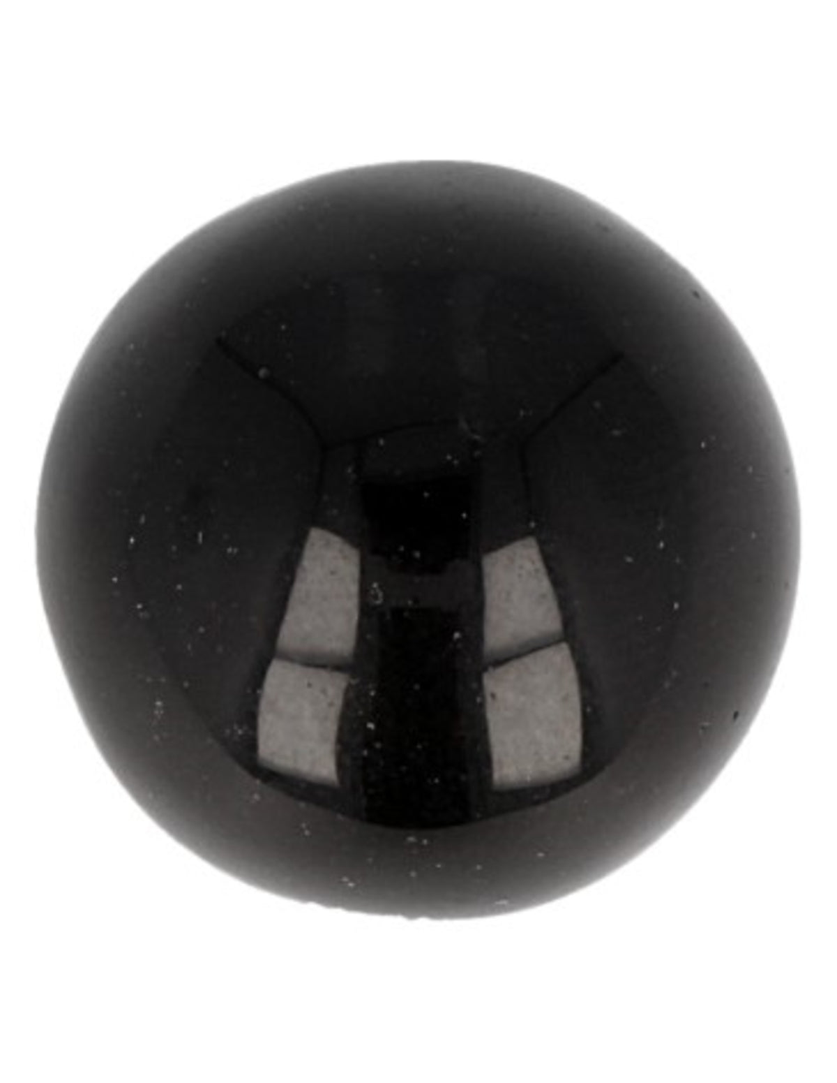Obsidian kula, svart, 20 mm