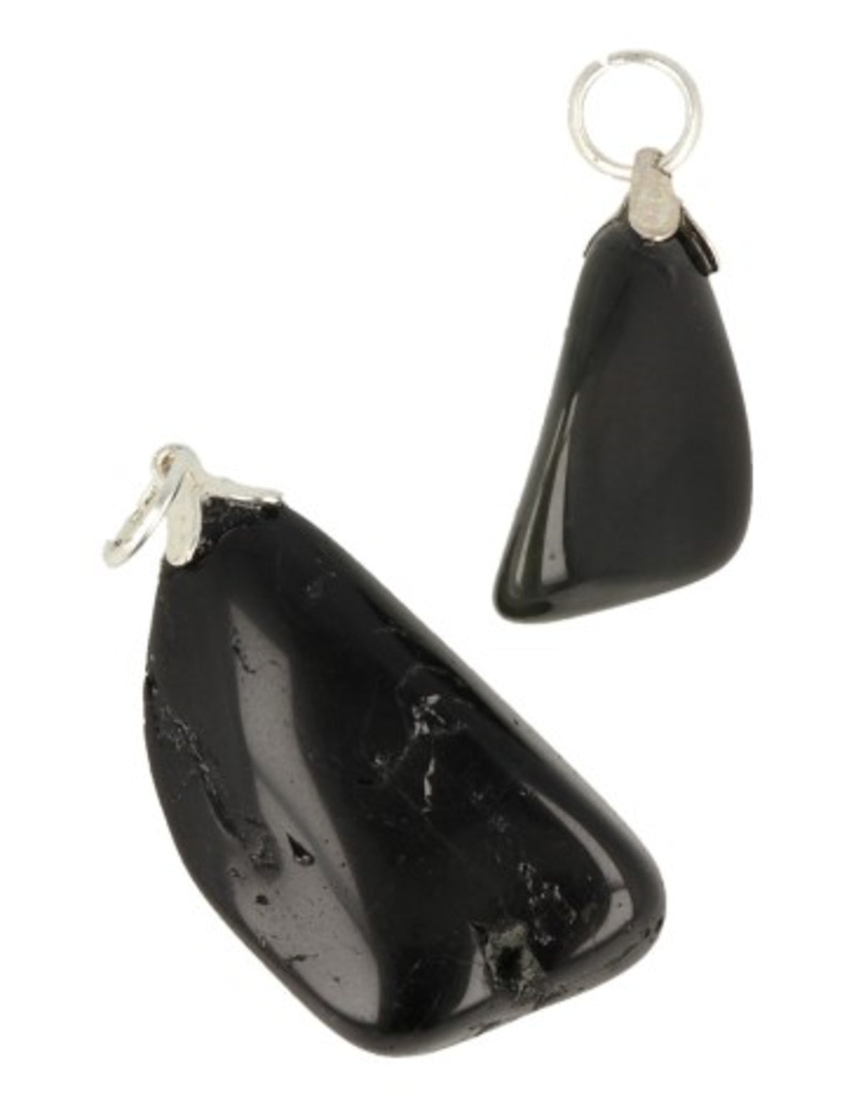Obsidian hänge, svart