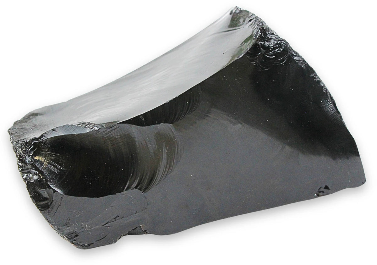 Svart obsidian rå sten från Mexiko, nr 04 (1,82 kg)