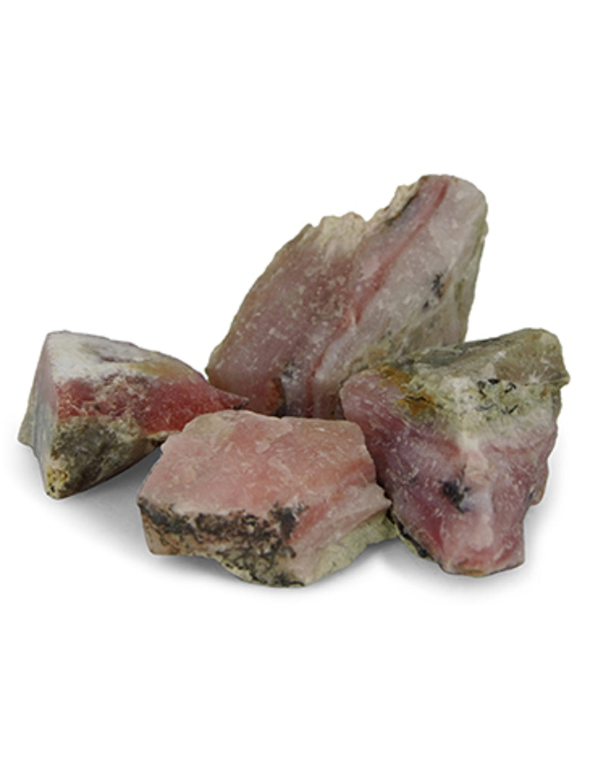 Andesopal råa stenar, rosa, från Peru, 100 g