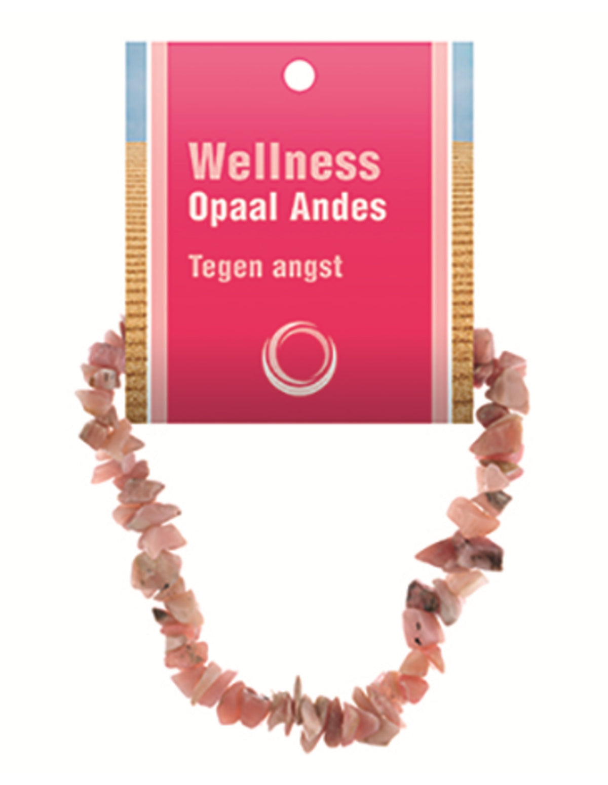Opal armband, Andesopal, flerfärgat, på displaykort